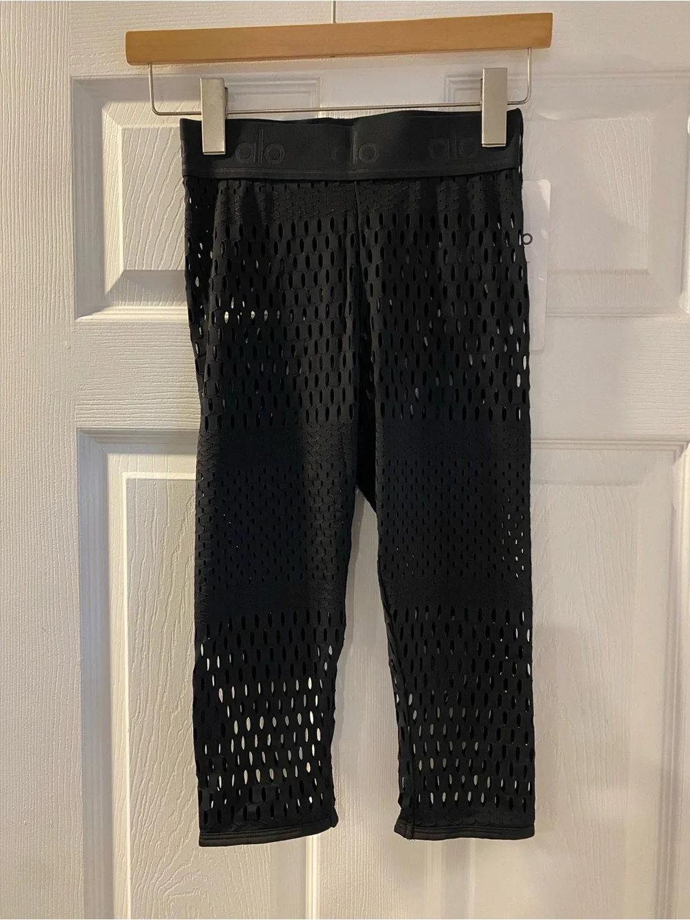 ALO mesh high waist haute summer Capri